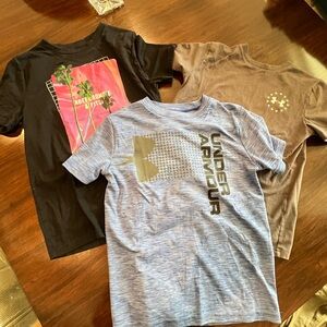 3 pack youth medium shirts.